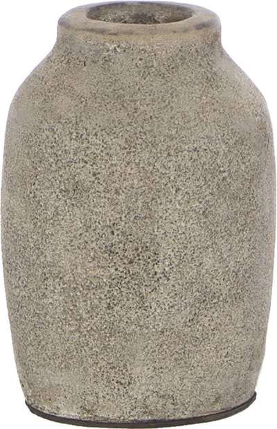 STILL - Kleine Vaas - Hoog - Tin - Grijs - 15x9 cm