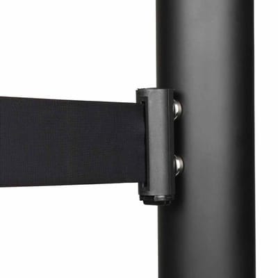 IVOL Magnetische haak voor bevestiging trekband voor afzetpalen - Zwart