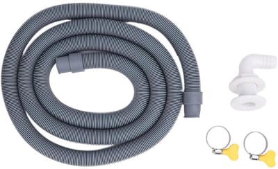 Dailygoods- Pompslang 0,75 Inch - 2 Meter Slang - 90 Graden Fitting - Hoge Druk - Buigbestendig - Geschikt voor Jachten/Boten - Afvoerslang