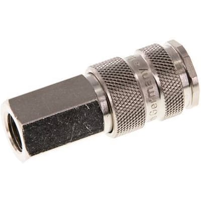 Gehard staal DN 7.8 Luchtkoppeling Snelkoppeling G 1/4 inch Binnendraad - CLS7-F-STN-BL-014