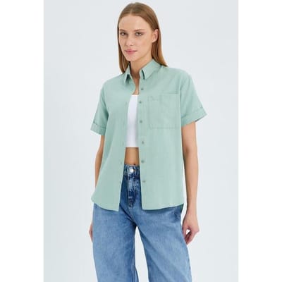 Korte Mouwen Shirt met Zakken