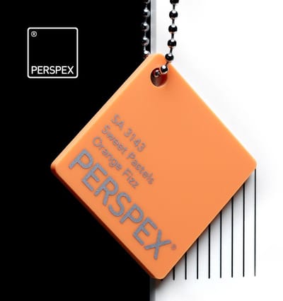 Pastelkleurige Acrylplaat - Orange Fizz - 200 x 300mm - Dikte 3mm - Plexiglas - Hoogwaardige kwaliteit - Acrylplaat - Gegoten Acryl – GS – Lasersnijden – Graveren.