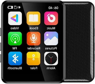 Muziekspeler - Digitale audio - Draagbaar luisteren - 2.4-inch touchscreen - 64 GB opslag - Zwart