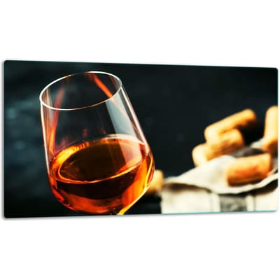 TMK ArtDeko - Glazen Snijplank - 52x30cm - Beschermplaat - Inductiekookplaat