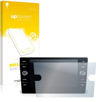 upscreen - Screenprotector voor Volkswagen T-Roc Cabriolet Style TSI 2020 Discover Media 8" 2020 - Folie Beschermfolie anti glare matte