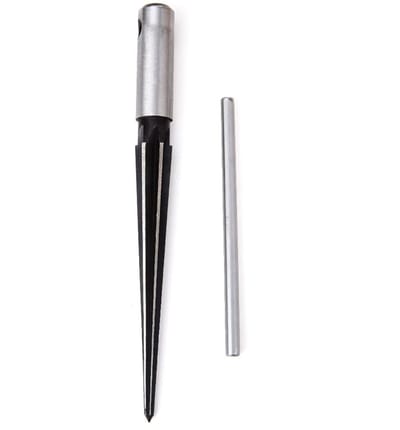 Dailygoods- Boor T-vorm - Taps toelopend - Handgereedschap - Gecanneleerd - Koolstofstaal - Afneembaar handvat - Boorhulp