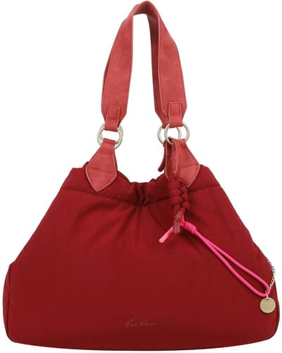 Fritzi aus Preußen shopper schoudertas Izzy Medium Limited Chain Sky Shopper Red Wine wijnrood