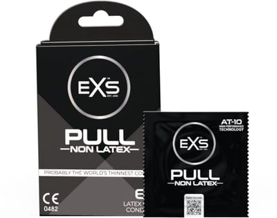 EXS Pull On Unique - 6 latexvrije condooms met pull-on strip