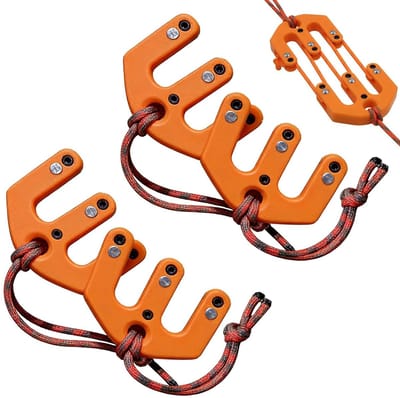 Hijssysteem Set - Hefblok Takel - Buitenwerkzaamheden Ondersteunen - Anti-slip Textuur - 15 x 15 cm - Zwart