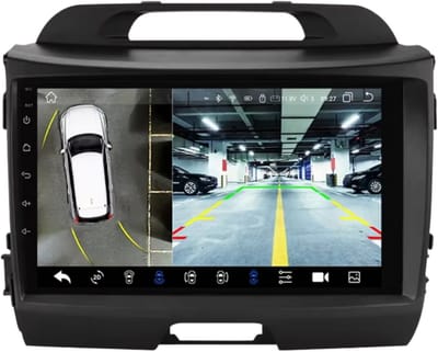 Autoradio bluetooth met camerah - Carplay - Voor Kia Sportage 3 (2011-2016) - Geschikt voor Apple en Android - Stereo - Navigatie - Navigatiesysteem auto