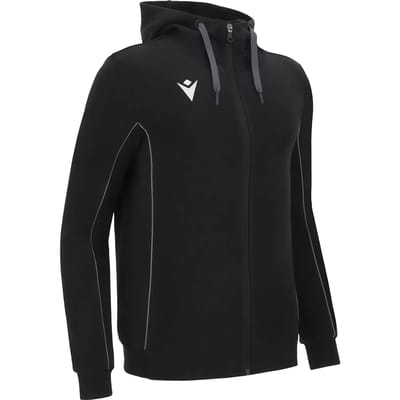 Macron Stage Eco Top Full Zip Heren - Zwart | Maat: M