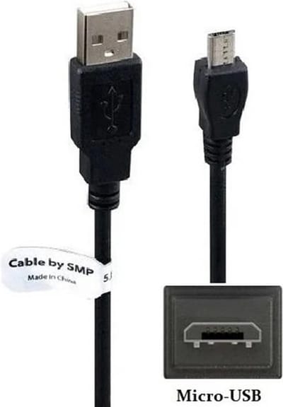 OneOne 0,5m Micro USB kabel. Extra sterke laadkabel. Stevig oplaadkabel snoer past op Samsung Galaxy A8 (A810) uit 2016 (niet voor A8s), A9 (A9000) uit 2016 (niet voor A9s), A9 Pro (A9100) uit 2016