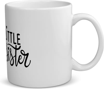 Akyol - little sister koffiemok - theemok - Zus - zusje - cadeau - verjaardag - jongste zus - familie - 350 ML inhoud