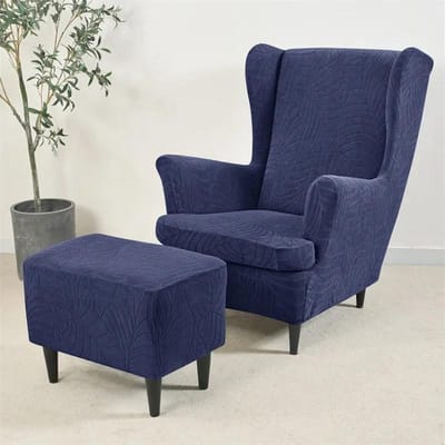3 stuks/set Jacquard oorfauteuilhoes waterafstotend elastisch fauteuilhoes stofdicht effen kleur enkele oorfauteuil hoes 1Set(3pcs)