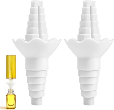 Herbruikbare overdrachtsconnector voor flessen, ideaal voor shampoo, zeep en wasmiddel, 2 stuks, gemakkelijk en efficiënt in gebruik