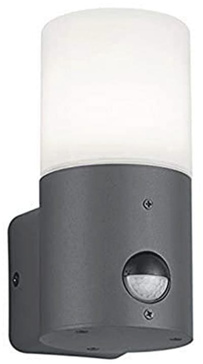 Buitenwandlamp met Bewegingsmelder - Aluminium Antraciet/Wit