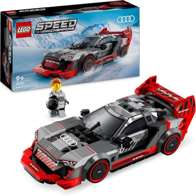 LEGO 76921 Speed Champions Audi S1 e-tron quattro racing car Toy Car Building Kit for Kids, Gift for Boys and Girls from 9 years who like to play Role Games