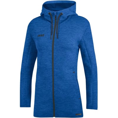 Jako Premium Basics Jas Met Kap Dames - Royal Gemeleerd | Maat: 34