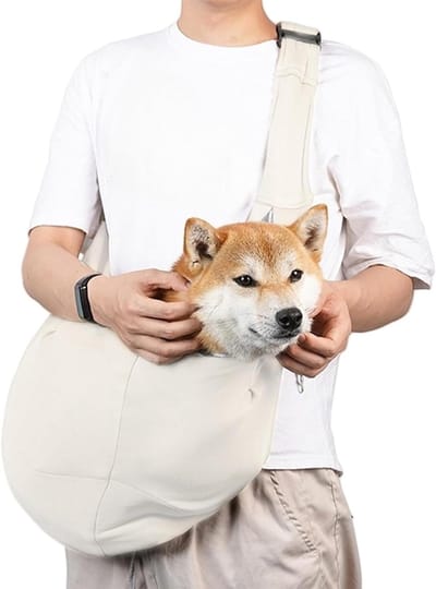 Draagbare Huisdier Tas - Reismand Kat Hond - Veilig Vervoer - Ademend Koelontwerp - L 30 x B 25 cm