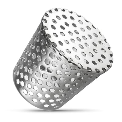Dakgoten, bladbescherming, regengoten, bladbescherming, dakgoot, bladvanger, roestvrijstalen valpijpbescherming, bladopvangmand, dakgoot, zeef voor 60-75 mm bladvanger, afvoeren, regenpijpen
