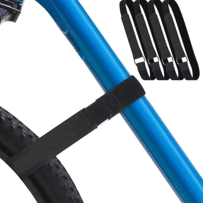Verstelbare Fietsendragers Straps - 4-Pack Fiets Stabilizer Tie-Down Riemen met Haken & Lussen voor Auto en Muurbevestiging, Transport en Opslag (80cm x 2.5cm)