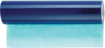 WESTEX glasafplakfolie acrylaat 1000mm x 100m blauw-transparant
