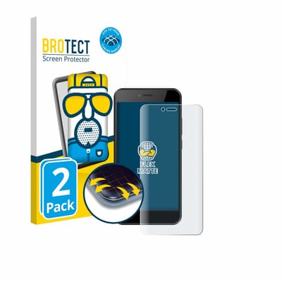 BROTECT - Screenprotector voor HTC Wildfire E5 Life - Folie Beschermfolie matte volledig dekking 2 Stuks