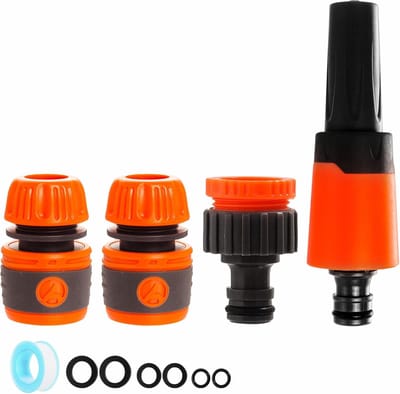 Tuinslang - Waterdichte Slang - Spray Gun - Slangverbindingen - Startset met Kraanconnectoren en Fittingen - Water geven - Auto reinigen - Huisdier baden