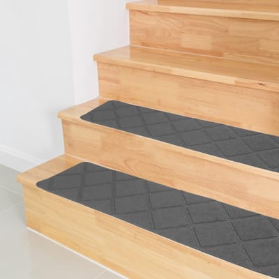 Candala 4 stuks trapmatten buitentapijten outdoor tapijten vloermat vloermat kindertapijt traploper woonaccessoire buiten trapmat antislip mat pedaal