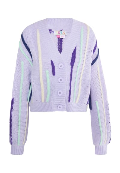 IZIA Vest Dames Lichtpaars veelkleurig