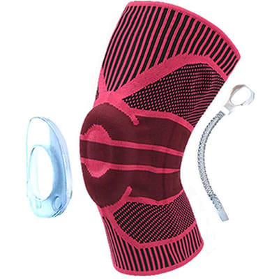 Tcare 1 Stuk Professionele Compressie Kniebrace Ondersteuning Kenmerken Perfect Voor Artritis Verlichting Gewrichtspijn Acl Mcl Meniscus Scheur Na Operatie L for weight 65-75KG
