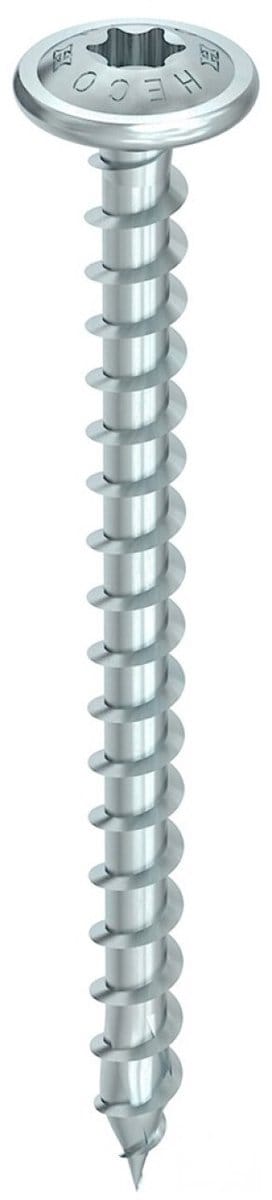 Heco Topix-Plus - RVS A2 Schroeven - Torx tellerkop - 6 x80mm - Voldraad (100 stuks)