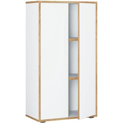 Houten kantoorkast Dossierkast Kantoormeubilair Kast Salia 3-voudig breedte 60 cm Draaideuren