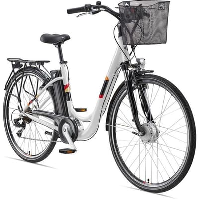 TELEFUNKEN Elektrische fiets City RC822 multitalent 28" (wit, 28")