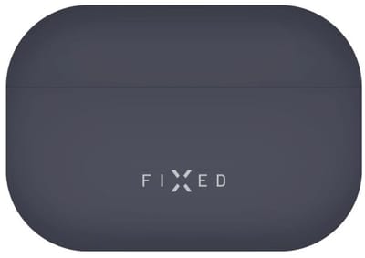 FIXED Silky Hoesje voor Apple AirPods Pro 2 / Pro 2 (USB-C) – Siliconen Beschermhoes – 360° Bescherming – Blauw