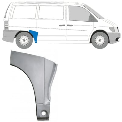 Reparatiepaneel achterspatbord voor Mercedes Vito I W638 1996-2003 / Rechts