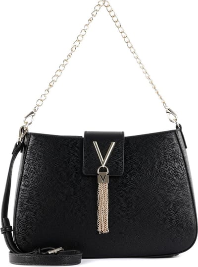 VALENTINO Schoudertas Divina Hobo Bag Nero / Gold Zwart