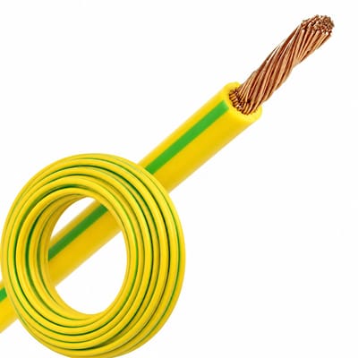Montagedraad VDS 0.75mm² (H05V-K) 70° groen/geel - per rol 100 meter (29098)