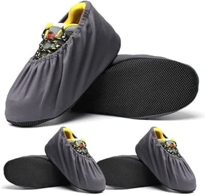 Famanu – Herbruikbare overschoenen – antislip en verdikt – grijs – one size