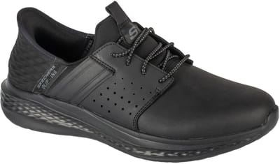 Skechers Slade - Zachary Heren Instappers - Zwart - Maat 42.5