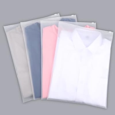Herbruikbare Ritszakken - 100 stuks 30 x 40 cm, Waterdichte Frosted Kledingzakken voor Kleding, Handdoeken en Schoenen