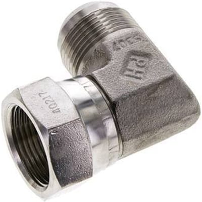 90Graden JIC Hoekfitting UN 1-5/16''-12 Mannelijk X Vrouwelijk RVS 170Bar (2388.5Psi)