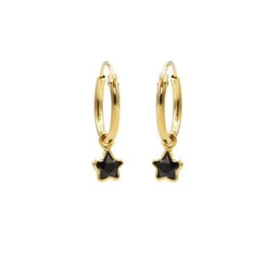 Karma Symbols oorbel ster Goud-M2212B