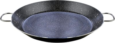 Paellapan - Koekenpan - Grote maaltijden bereiden - Anti-aanbaklaag - 42 cm - Zwart