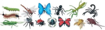 Safari LTD speelgoed insecten set - 14 stuks - kunststof - dieren/figuren