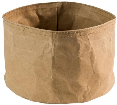 Broodzak - Broodmand - Brood bewaren - Gemaakt van natuurvezel - 17 x 11 cm - Beige