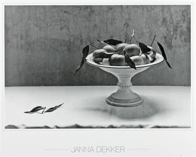 Poster - Still Life - J. Dekker - Zwart/Wit - Fotografie - Jaren 80