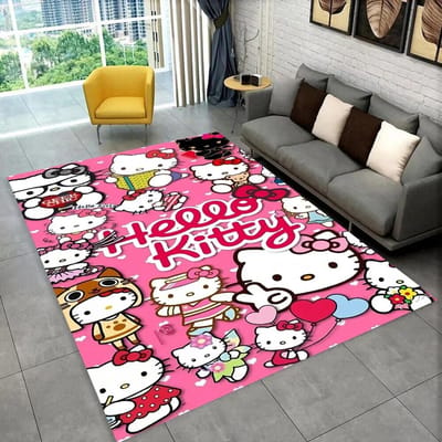 Sanrio Hello Kitty Tapijt Zacht Kleed voor Slaapkamer Woonkamer Huisdecoratie Speelmat voor Kinderen 40x60cm