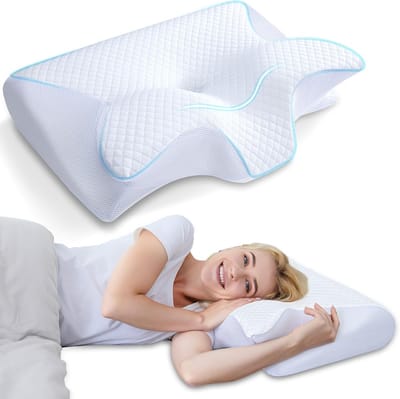 Solacis Ademvrij hoofdkussen - Ergonomisch & Orthopedisch - Hoofdkussen - Nekkussen - Apneu - Must have om goed te slapen!