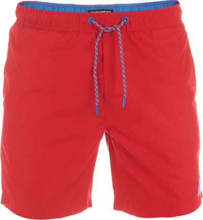 riverso Heren Short RIVDavid bequem Rood S Volwassenen Sneldrogende Zwemshort met Trekkoord
